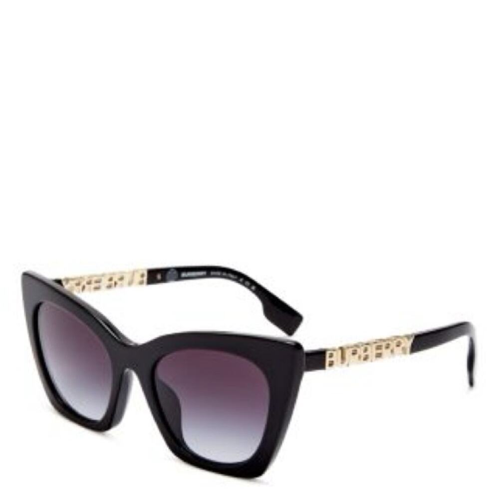 Burberry Designer Cat Eye Sunglasses 52mm - Made in Italy - Authentic